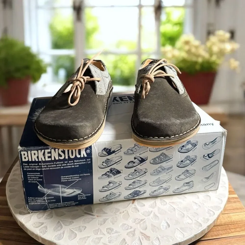 Birkenstock Memphis Lace-Up Leather Suede Oxford Boot EU 36 Regular Fit – New in - Picture 7 of 11